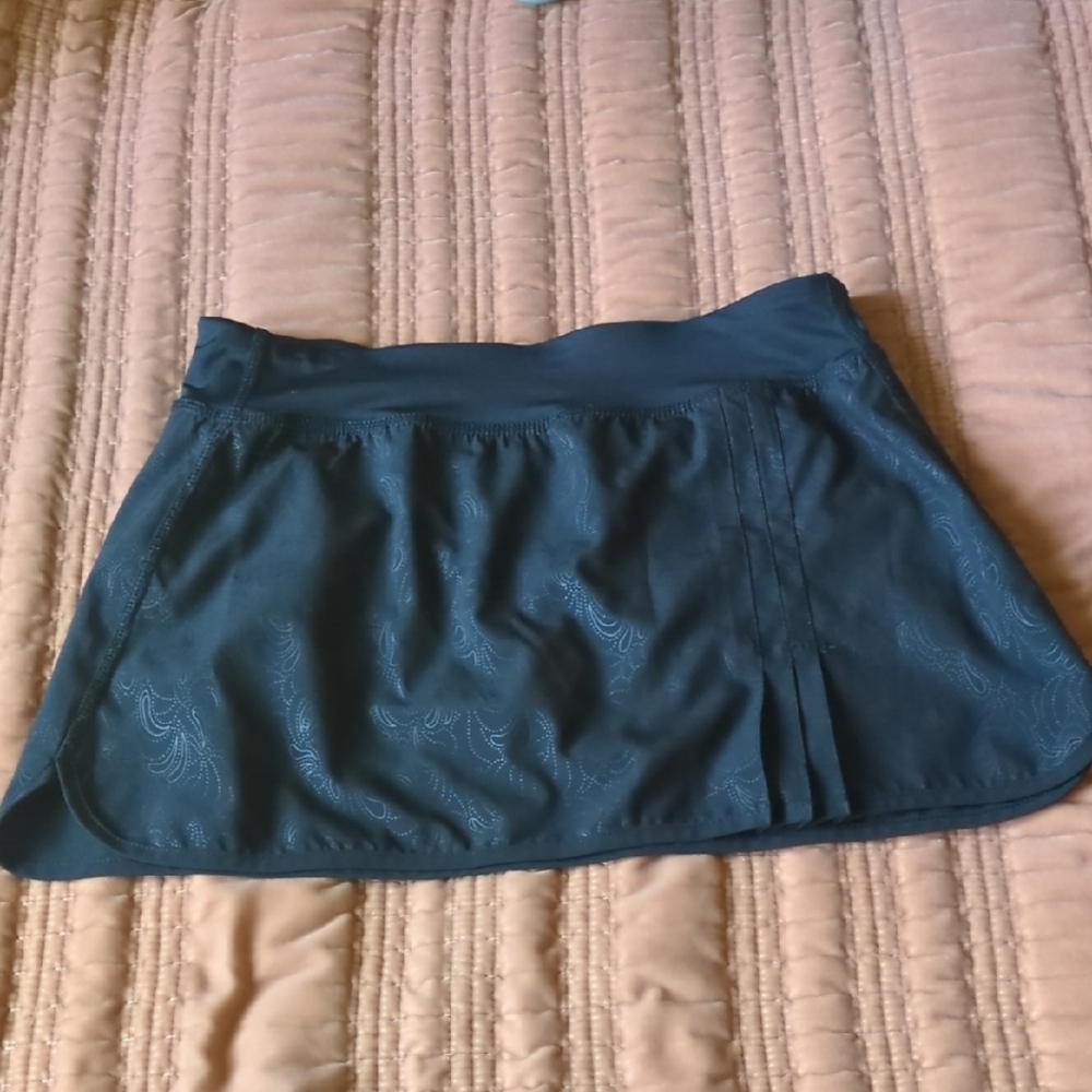 Tek Gear Black Pleated Skort Athletic